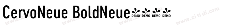 CervoNeue BoldNeue字体转换